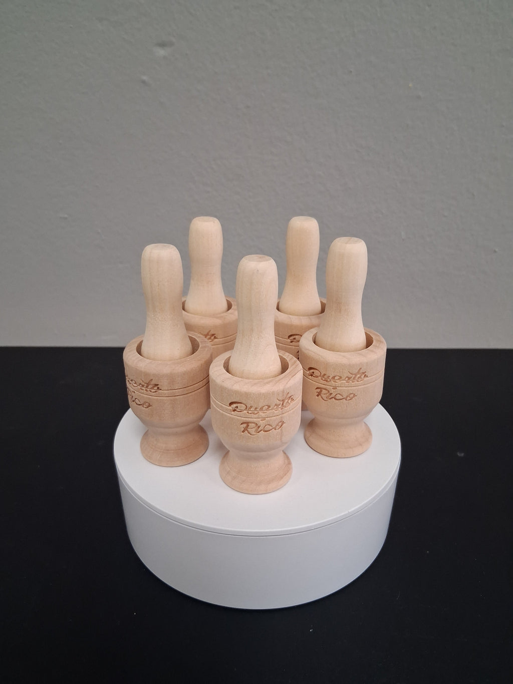 Set 5 Pilónes Madera Peq