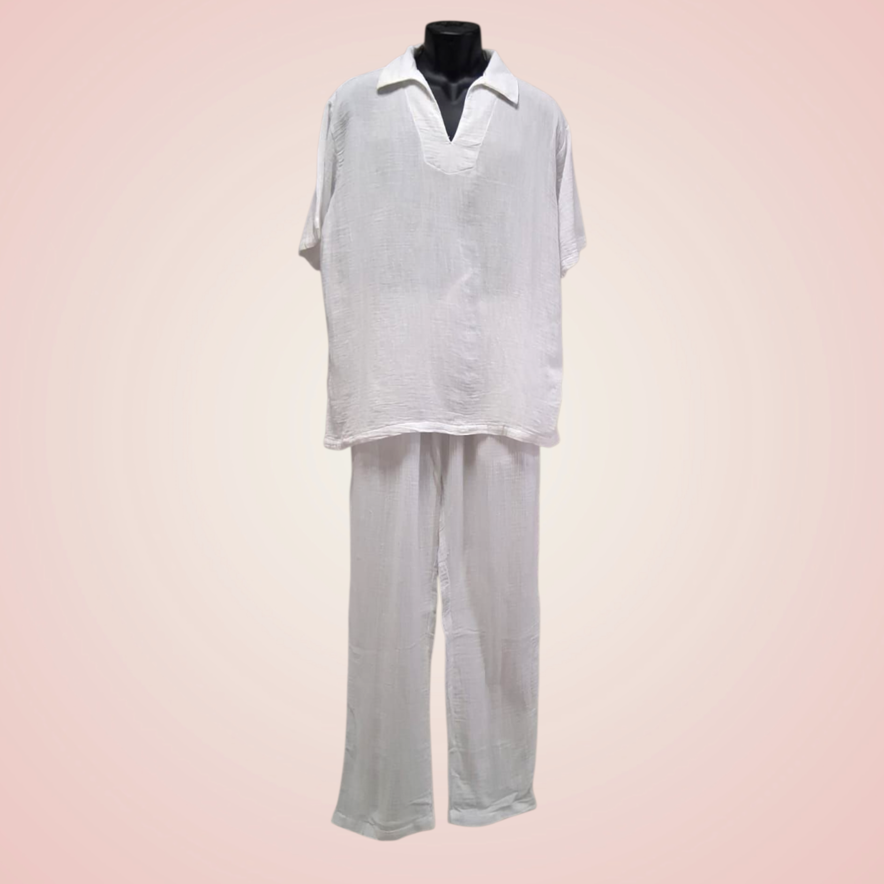 Set Hombre manga corta, cuello regular