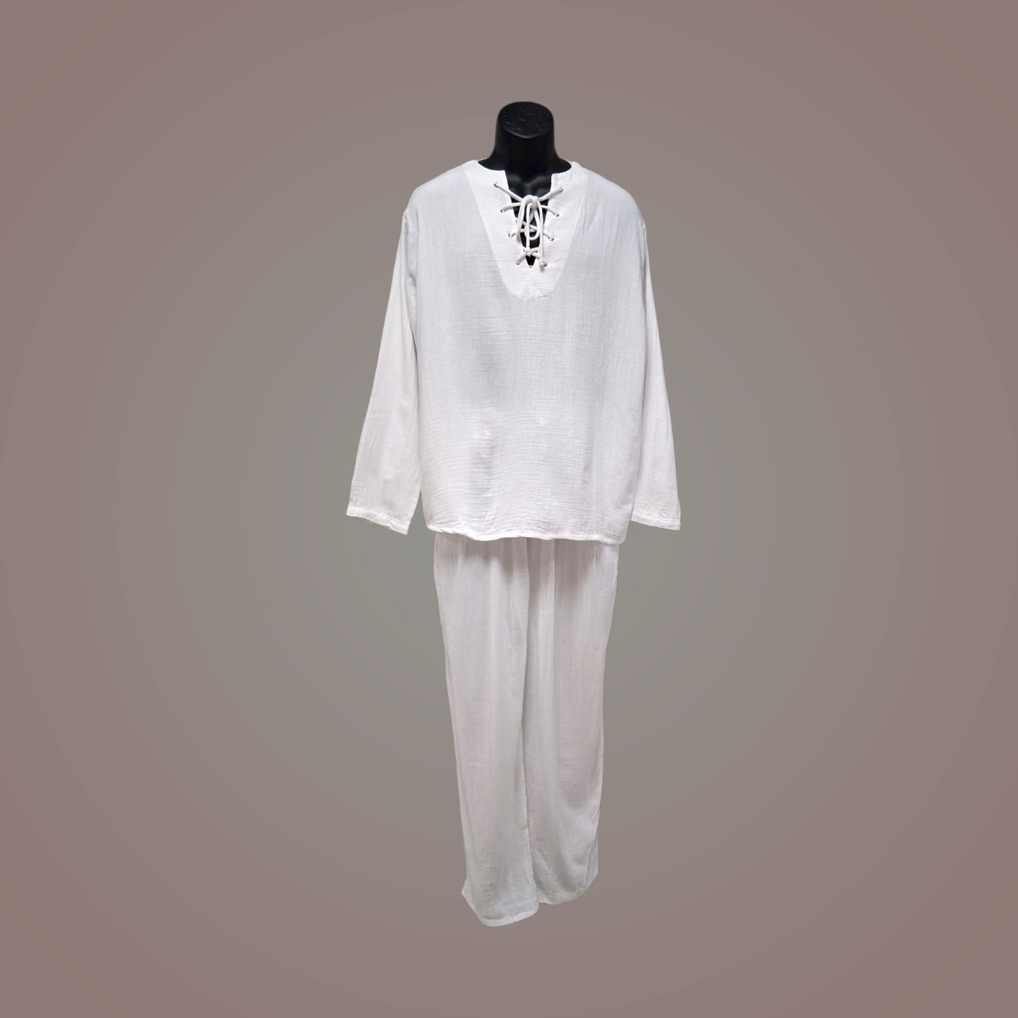 Set Hombre manga larga y cordón.